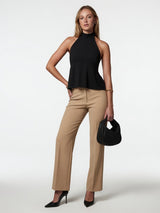 Pure Color Halter Top